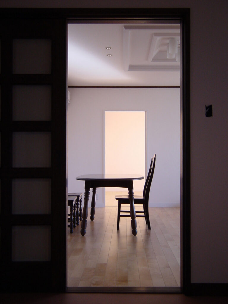 白を基調としたリビング